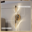 HOMCOM Led Wall Lamp 2 Pack, Modern Indoor Spiral Wall Light