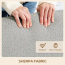 HOMCOM 2 Seater Sofa, Fabric Modern Loveseat For Living Room