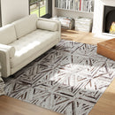 HOMCOM Non-Slip Washable Rug, Chenille Floor Carpet for Living Room,