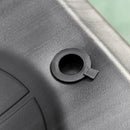 HOMCOM  1.55-2.1m Basketball Hoop And Stand W/ Fillable Base, Wheels - Black