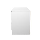 Yarmouth 4 Drawer Bed Box in White & White Matt - Ready Assembled
