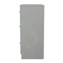 Yarmouth 3 Drawer Deep Chest in Uniform Grey & Dusk Grey - Ready Assembled
