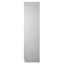 Yarmouth Tall 2 Drawer Wardrobe in Uniform Grey & Dusk Grey - Ready Assembled