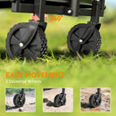 Outsunny 62L Festival Trolley, 120kg Heavy Duty Folding Trolley Cart