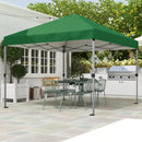 Outsunny 3 X 3(m) Pop Up Gazebo, Instant Shelter With 1-Button Push - Blue/Grey/Green/White