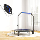 HOMCOM 40 Inch Foldable Mini Fitness Trampoline With Foam Handle