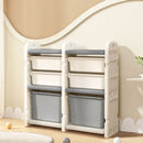 Kidkid Kids Storage Cabinet for Toys Clothes Books, Plastic Organizer