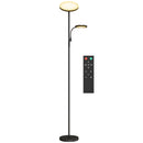 HOMCOM Floor Lamp for Living Room, Standing Lamp with 4 Scene Modes, Black