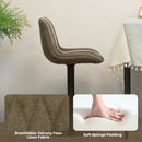 HOMCOM Bar Stools Set Of 2, Modern Armless Bar Chairs