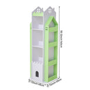Kidkid 5-Tier Rotating Castle Bookshelf