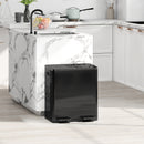 HOMCOM 2 X 20L Dual Kitchen Bin Pedal Bin For Recycling And Waste