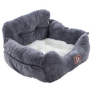 KidKid Cozy Dog Car Seat with Storage Pocket