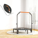 HOMCOM 40 Inch Foldable Mini Fitness Trampoline With Foam Handle