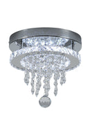 Livingandhome Crystal Ceiling Light With Droplets