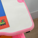HOMCOM Kids Desk and Chair Set - Pink