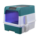 KidKid Large Fully Enclosed Cat Litter Box with UV Sterilization