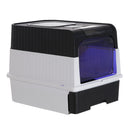 KidKid Large Enclosed Cat Litter Box With Disinfection Light