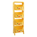Kidkid Mobile 4-Tier Kids Toy Storage Rack
