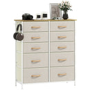 HOMCOM Fabric Chest of Drawers, Dresser for Bedroom,