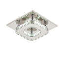 Livingandhome Square Small-size Crystal LED Ceiling Light