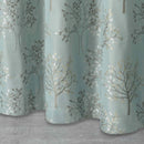 Lewis's Tuscany Eyelet Curtains - Duck Egg