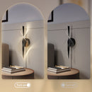 HOMCOM Led Wall Lamp 2 Pack, Modern Indoor Spiral Wall Light