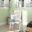 AIYAPLAY 2-in-1 Double-Sided Easel For Kids, With Storage Shelf- Blue
