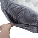 KidKid Cozy Dog Car Seat with Storage Pocket