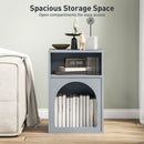 HOMCOM Bedside Table, Modern Bedside Cabinet For Bedroom