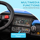 HOMCOM 12V Two-Seater Kids Electric Ride-On Car W/ Electric Bucket - Green