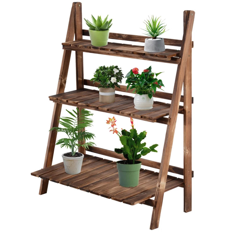 80l plant pot Outsunny Plant Pot Stand 80L x 37W x 93H cm