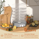 HOMCOM 5 Tier Food Dehydrator For Drying Fruit Meat Vegetable Pet Treat
