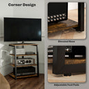 HOMCOM HiFi Rack Stand W/ 4-Tier Record Player Stand