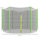 SPORTNOW 10ft Trampoline Net Replacement Safety Net with Zipped Door