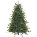 HOMCOM Artificial Christmas Tree with Metal Base, Hinged Branches