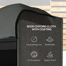 Outsunny Garden Furniture Protector Patio Swing Chair Cover - Grey