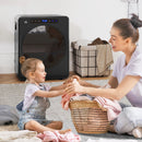 HOMCOM 4kg Portable Vented Tumble Dryer Machine with Timer, 6 Heat Settings