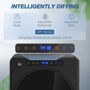 HOMCOM 4kg Portable Vented Tumble Dryer Machine with Timer, 6 Heat Settings