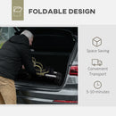 HOMCOM 2 In 1 Wheelchair & Folding Rollator Walker Combo, Yellow-green