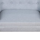 HOMCOM 2 Seater Toddler Chair - Grey