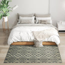 HOMCOM Easy-Cleaning Machine Washable Rug For Patio, Garden, Grey