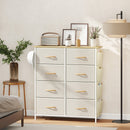 HOMCOM Fabric Chest of Drawers, Dresser for Bedroom,