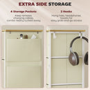 HOMCOM Fabric Chest of Drawers, Dresser for Bedroom,