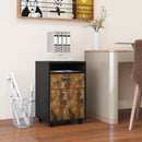 HOMCOM 60cm Filing Cabinet with Drawers and Open Shelf