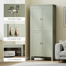 HOMCOM 176.5 cm Tall Freestanding Pantry Storage Cabinet with 4 Doors