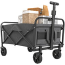 Outsunny 62L Festival Trolley, 120kg Heavy Duty Folding Trolley Cart