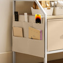 HOMCOM TV Stand Cabinet with 2 Foldable Drawers