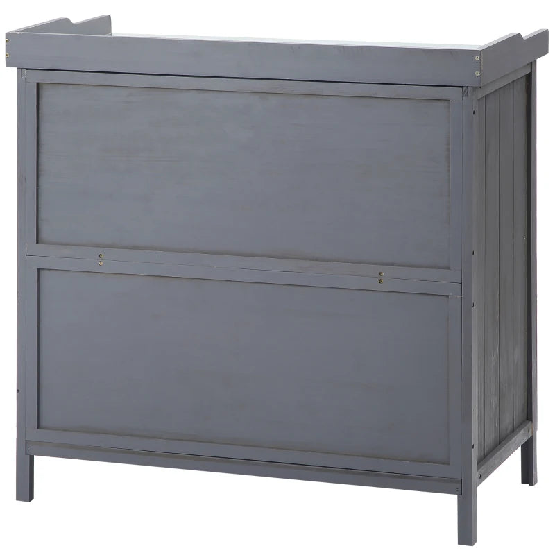 Outsunny Tool Cabinet Organiser 98 x 48 x 95.5 cm - Grey
