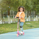 AIYAPLAY Scooter for Kids, Folding Kick Scooter w/ Adjustable Handle