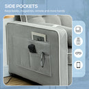 HOMCOM 2 Seater Pull Out Sofa Bed with Adjustable Backrest